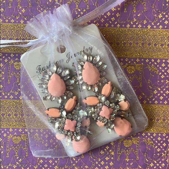 Stud Statement Earrings - Beaded - Picture 7 of 7